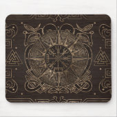 Vegvisir - Viking Compass Ornament Mousepad (Vorne)