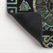 Vegvisir - Viking Compass Ornament Mousepad (Ecke)