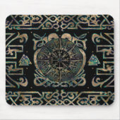 Vegvisir - Viking Compass Ornament Mousepad (Vorne)