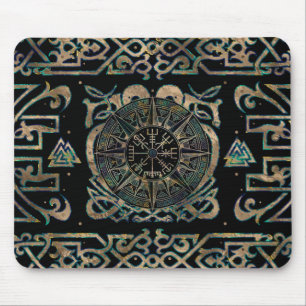 Vegvisir - Viking Compass Ornament Mousepad