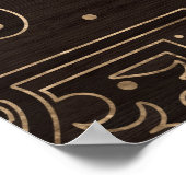 Vegvisir - Viking Compass Ornament Poster (Ecke)