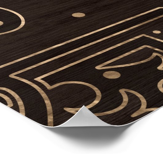 Vegvisir - Viking Compass Ornament Poster (Ecke)