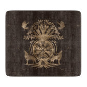 Vegvisir - Viking Compass Ornament Schneidebrett (Vorderseite)