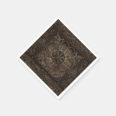 Vegvisir - Viking Compass Ornament Serviette (Ecke)