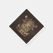 Vegvisir - Viking Compass Ornament Serviette (Ecke)