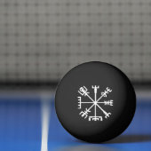 Vegvísir (Viking Compass) Ping Pong Ball Tischtennisball (Netto)