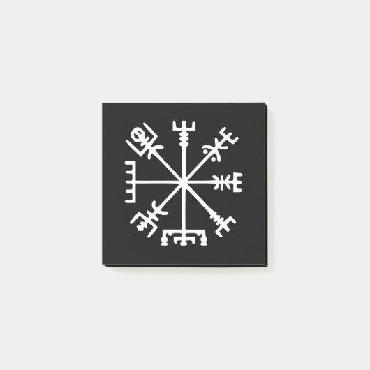 Vegvísir (Viking Compass) Post-it Klebezettel (Vorderseite)