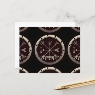 Vegvisir Viking Compass Postkarte