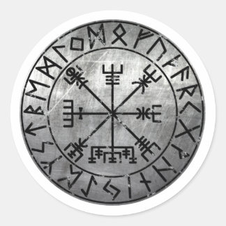 Vegvisir Viking Compass Runder Aufkleber