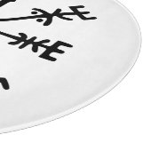Vegvísir (Viking Compass) Schneidebrett (Ecke)