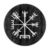 Vegvísir (Viking Compass) Schneidebrett (Vorderseite)