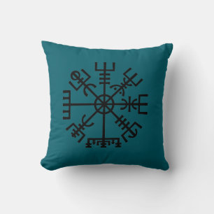 Vegvisir Viking Compass Throw Kissen