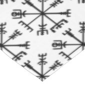 Vegvísir (Viking Compass) Tischdecke (Schrägansicht)