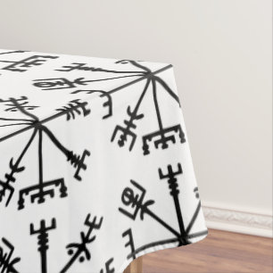 Vegvísir (Viking Compass) Tischdecke