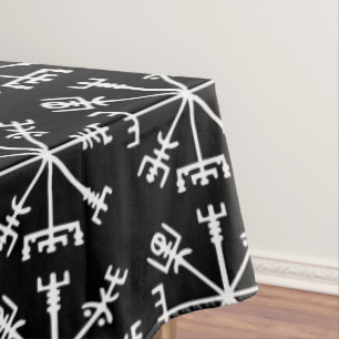 Vegvísir (Viking Compass) Tischdecke