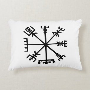 Vegvísir (Viking Compass) Zierkissen