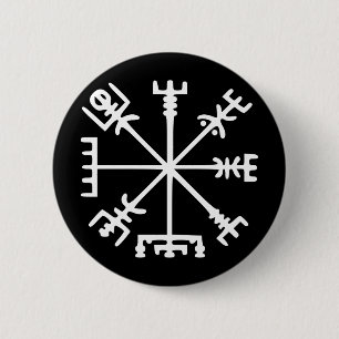 Vegvísir (Viking-Kompass) Button
