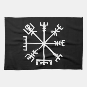 Vegvísir (Viking-Kompass) Geschirrtuch