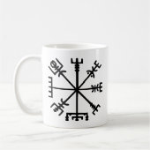 Vegvísir (Viking-Kompass) Kaffeetasse (Links)