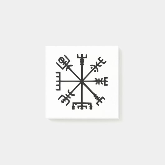 Vegvísir (Viking-Kompass) Post-it Klebezettel (Vorderseite)