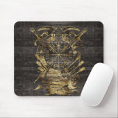 Vegvisir - Viking-Navigations-Kompass Mousepad (Mit Mouse)