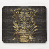 Vegvisir - Viking-Navigations-Kompass Mousepad (Vorne)
