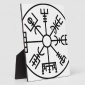vegvisir Viking Symbol Fotoplatte (Seite)