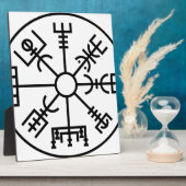 vegvisir Viking Symbol Fotoplatte (Seite)