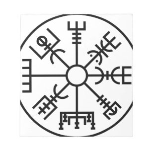 vegvisir Viking Symbol Notizblock