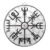 vegvisir Viking-Symbol-Skandinavier-Schild Odin Dartscheibe (vorne)