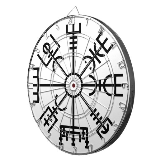 vegvisir Viking-Symbol-Skandinavier-Schild Odin Dartscheibe (Vorderseite rechts)