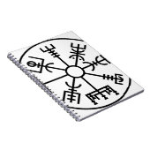 vegvisir Viking-Symbol-Skandinavier-Schild Odin Notizblock (Rechte Seite)