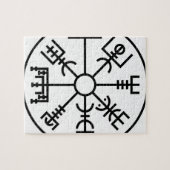 vegvisir Viking-Symbol-Skandinavier-Schild Odin Puzzle (Horizontal)