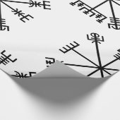 Vegvisir Wikinger-Symbol Geschenkpapier (Ecke)