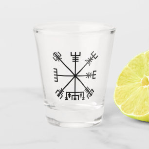 Vegvisir Wikinger Symbol Schnapsglas