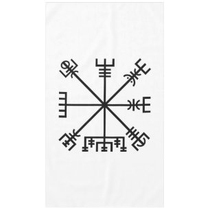 Vegvisir Wikinger Symbol Tischdecke