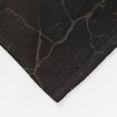 Vegvisir-Yggdrasil mit Ravens & Wölfen Fleecedecke (Ecke)