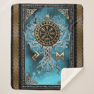 Vegvisir Yggdrasil Wikinger Rune Nordisch Sherpadecke