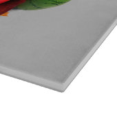 Vegys und Fruchtkornucopia Schneidebrett (Ecke)