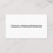 Vehicle in Paint Booth | Auto Care Services Visitenkarte (Rückseite)