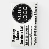 Vehicle Maintenance Garage with Your Logo Banner (Vertikal)