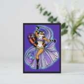 Veil Dancer Postcard Postkarte (Stehend Vorderseite)