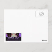 Veil Dancer Postcard Postkarte (Rückseite)