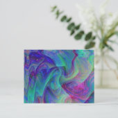 Veil Dancing Postkarte (Stehend Vorderseite)