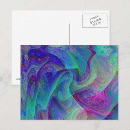 Veil Dancing Postkarte (Vorne/Hinten)