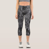 Veil like a X-ray image Capri Leggings (Vorderseite)