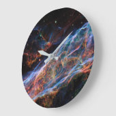 Veil Nebula Große Wanduhr (Winkel)
