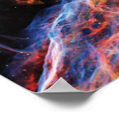 Veil Nebula NASA Hubble Space Foto Poster (Ecke)