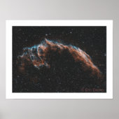 Veil Nebula - NGC 6992 - Eric Dreher Poster (Vorne)