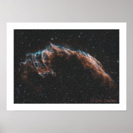 Veil Nebula - NGC 6992 - Eric Dreher Poster